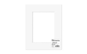 **8X10 White Mat W/White Core